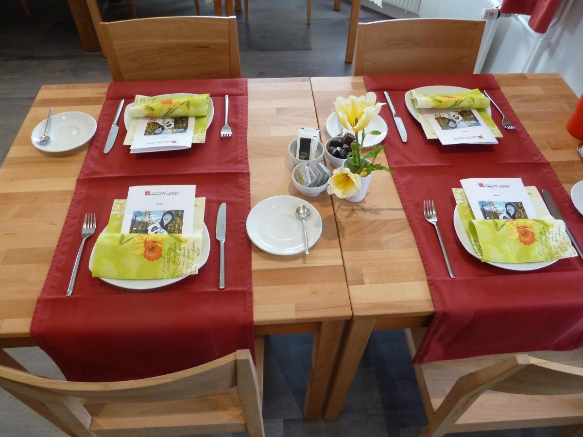 Hotel Restaurant Sunnmatt Aeschi Bei Spiez エクステリア 写真