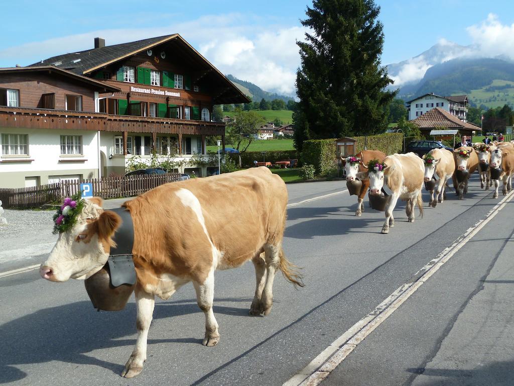 Hotel Restaurant Sunnmatt Aeschi Bei Spiez エクステリア 写真